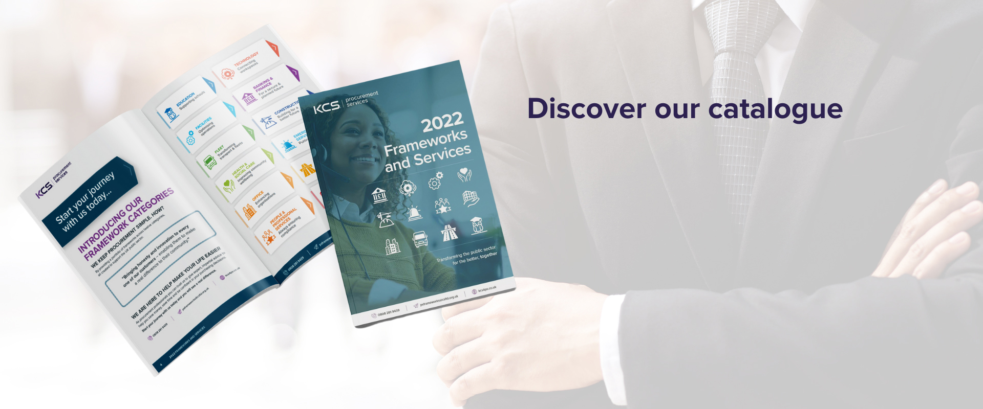Frameworks and Services Catalogue 2022 front cover and contents