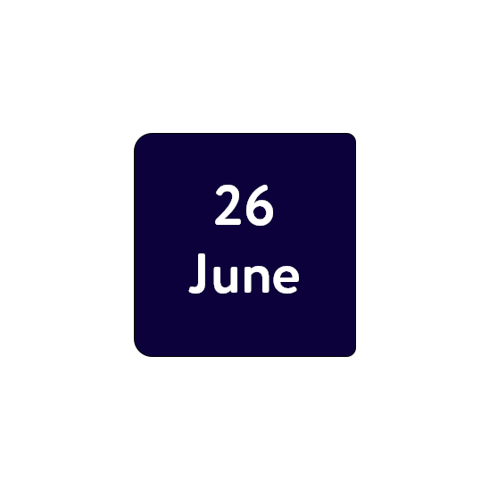 26 - June