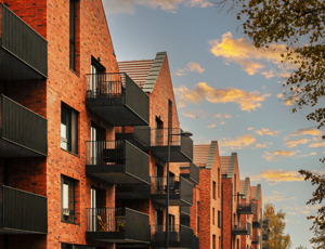 A row of houses