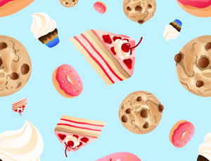 cake banner graphic