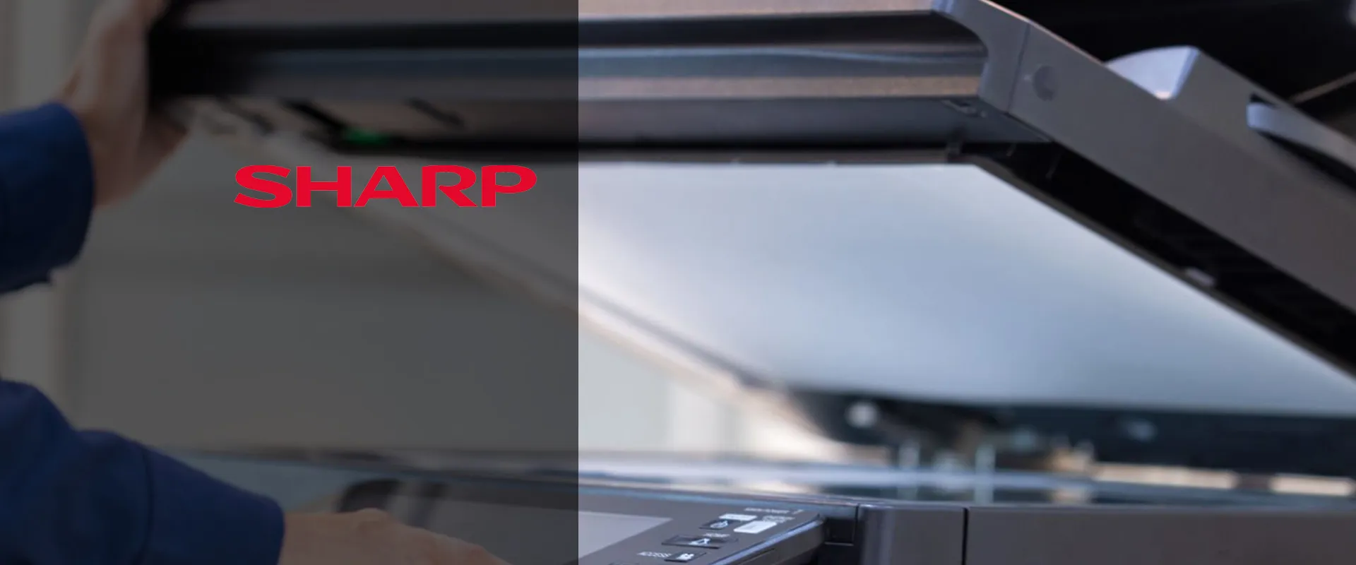 Sharp Landing Page Header